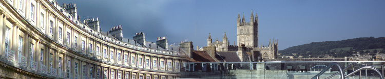 The Circus and Bath Abbey